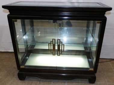 Cherry & Glass Console