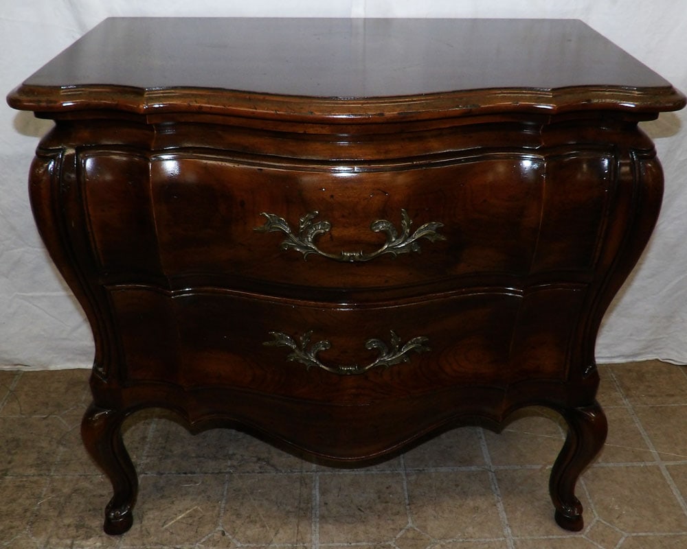Walnut Bombay Two Drawer Commode By John Widdicombe (1 of 5)