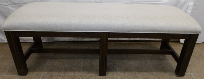 Mahogany Upholstered Top Window Bench