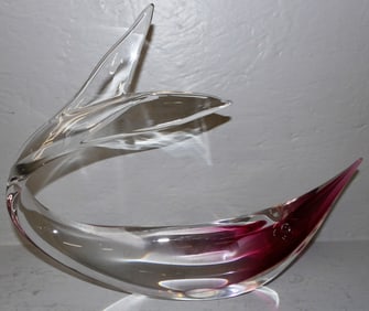 Art Glass Dolphin - Artist Signed