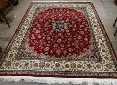 8' 0" X 10' 4" Hand Made Oriental Rug
