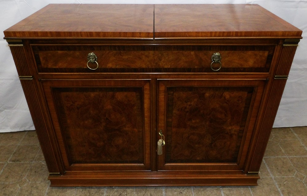 Mahogany & Rosewood Banded Bar Server By Heritage (1 of 8)