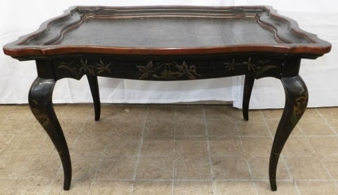 Painted Wood Tea Table by Drexel Heritage