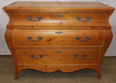 Pine Three Drawer Bombay Commode by Ethan Allen