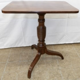 19th Century Mahogany Tilt Top Candlestand