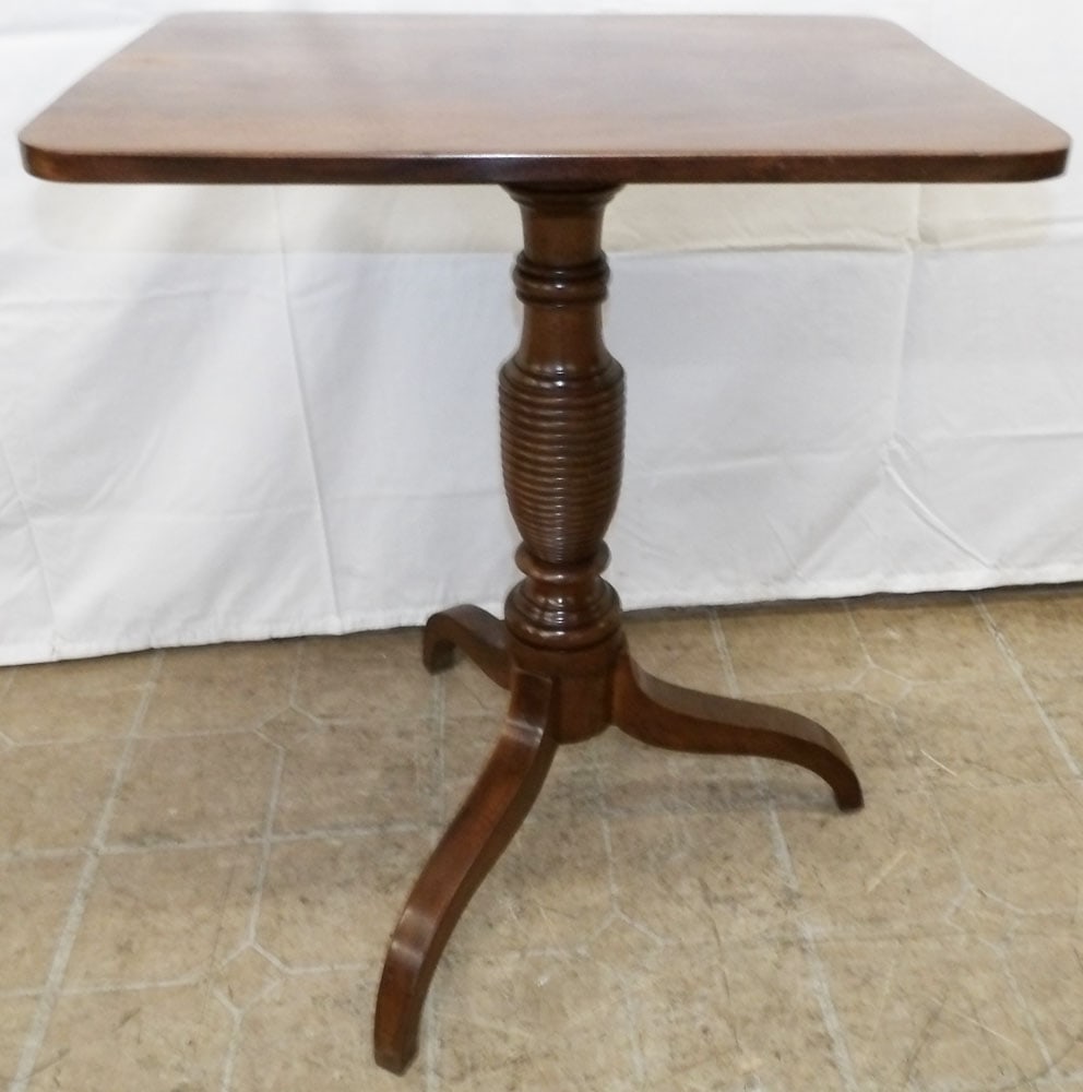 19th Century Mahogany Tilt Top Candlestand (1 of 5)