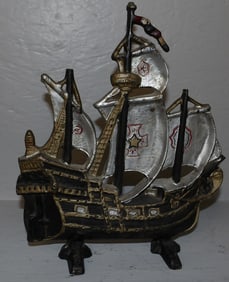 Painted Cast Iron Ship Door Stop