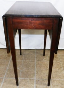 Walnut Bench Made Drop Leaf Table