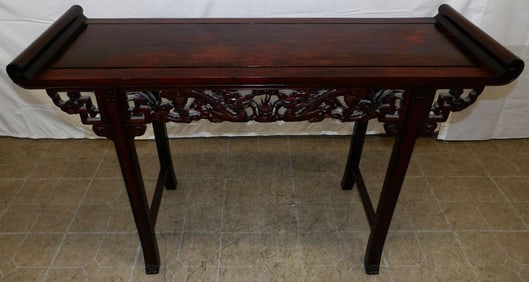 Oriental Carved Rosewood Altar Table