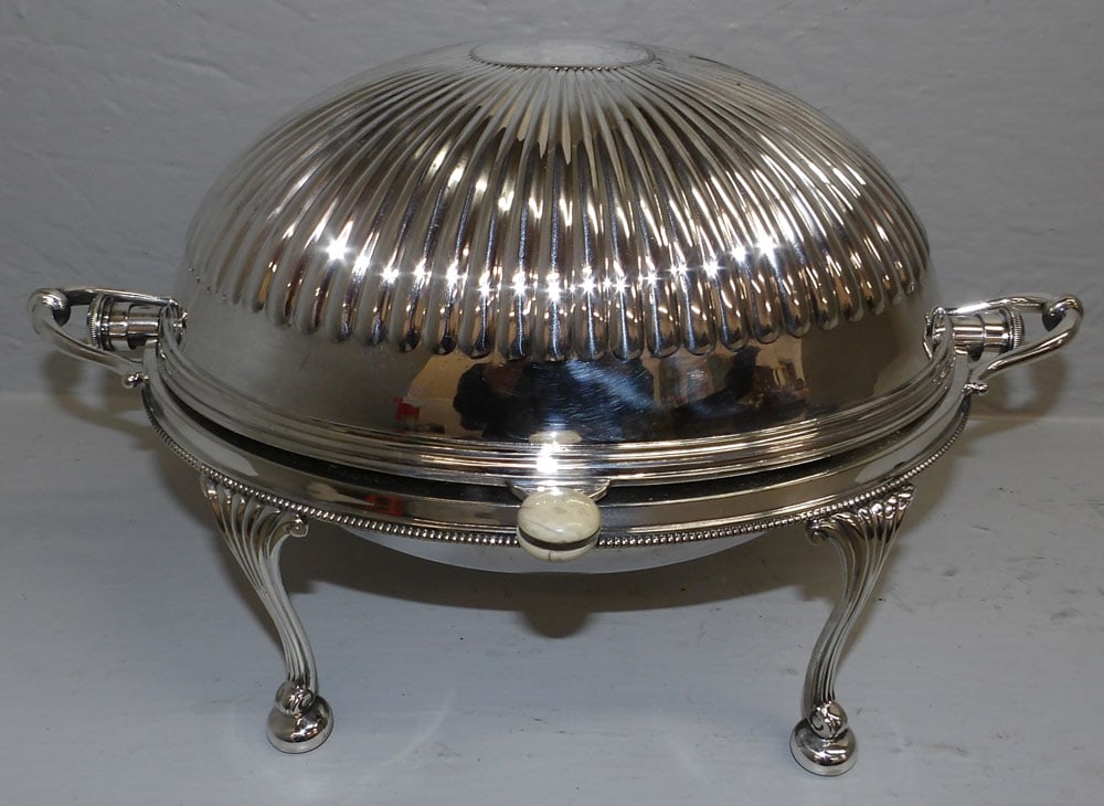 Silver Plated Bun Warmer (1 of 5)