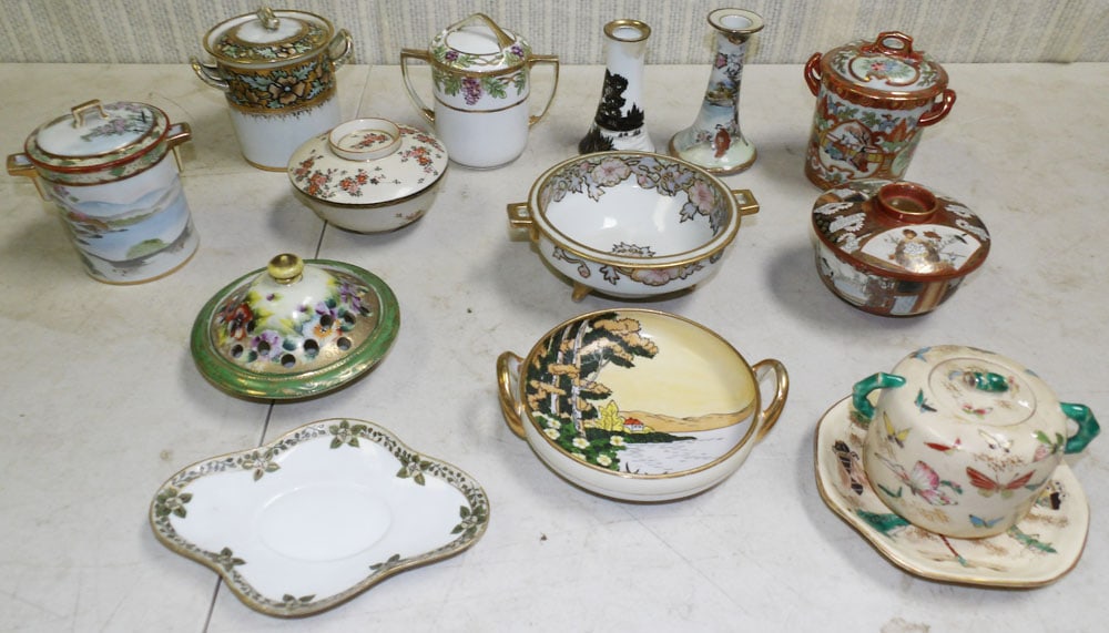 Lot Hand Painted Porcelain Items - Some Nippon (1 of 5)