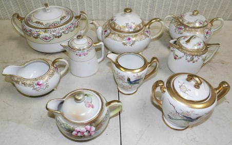 Lot Hand Painted Porcelain Items - Some Nippon