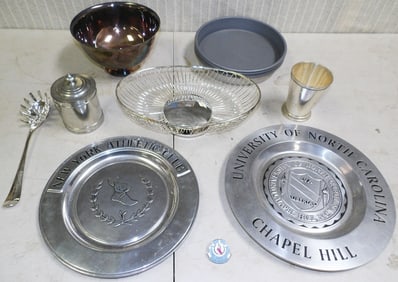 Lot Silver Plate & Aluminum Items