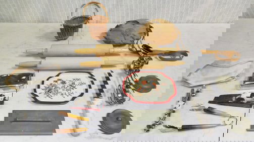 Lot Vintage Kitchen Ware & Boy Scout Mess Kit