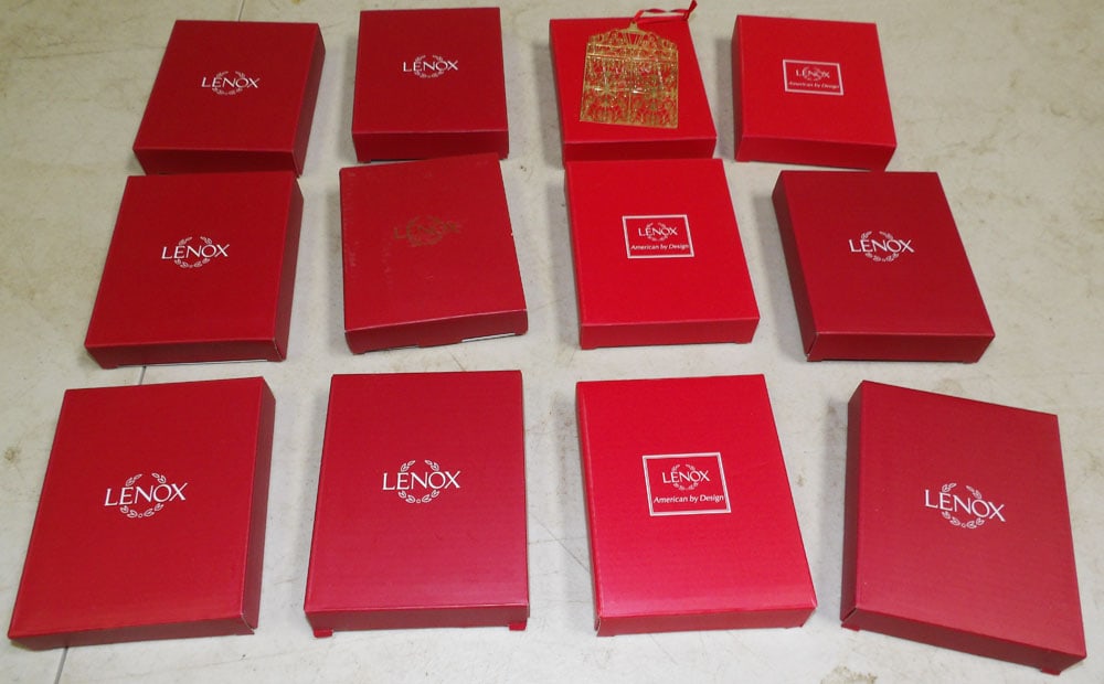 Lot Lenox Silver Plate Ornaments (1 of 4)