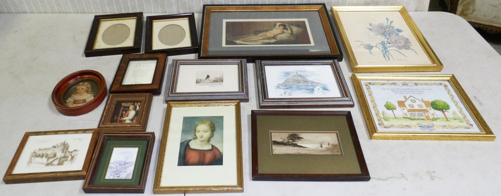 Lot Frames & Framed Prints (1 of 4)