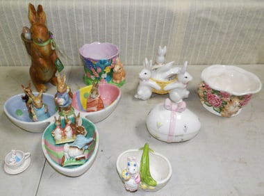 Lot Bunny Decorative Items