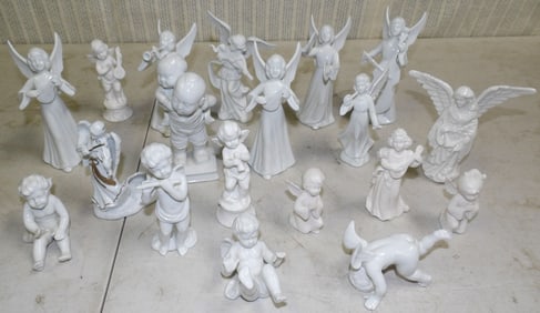 Lot Porcelain Angel Figurines