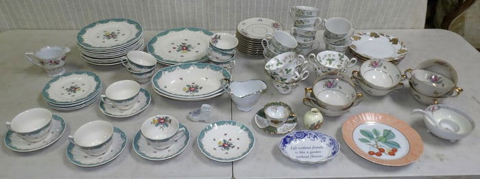 Lot Hand Painted Porcelain Items
