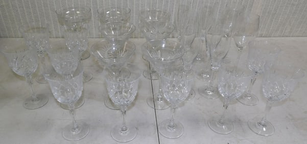 Lot Glass Stemware