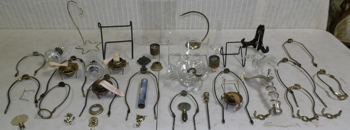 Lot Glass Prisms - Lamp Hearts