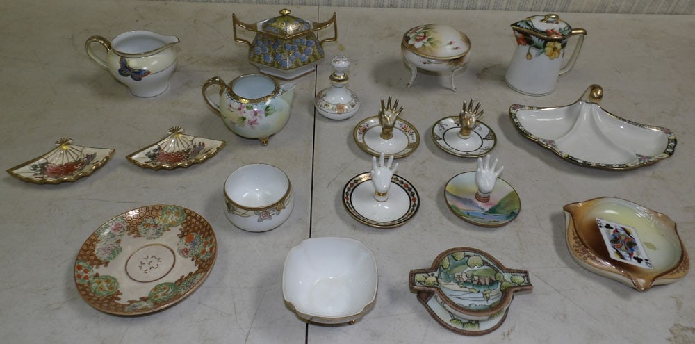 Lot Hand Painted Porcelain Items - Some Nippon (1 of 5)