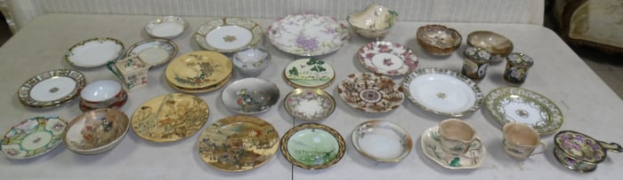 Lot Hand Painted Porcelain Items - Some Nippon