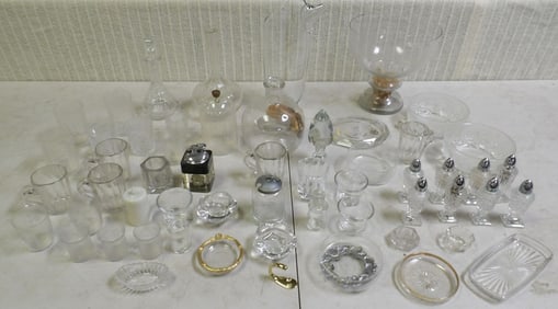 Lot Glass Items