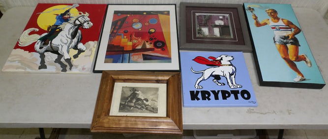 Lot Framed Prints & Unframed Art Work