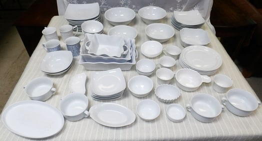 Lot White China Dinner Ware