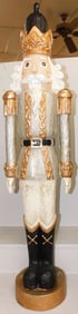 Large Painted Resin Nutcracker