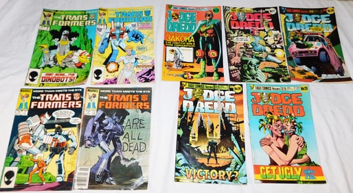 Lot Comic Books - Transformers Judge Dredd ( 84-85)