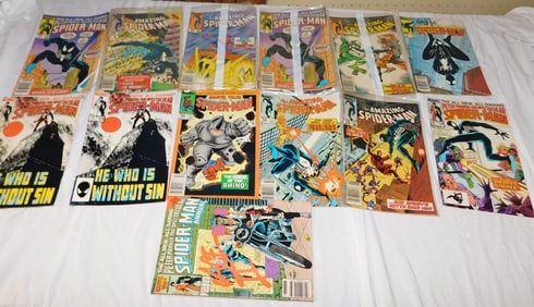 Lot Fourteen Amazing Spiderman Comic Books