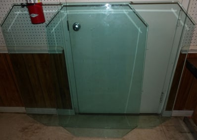 Two Beveled Glass Table Tops