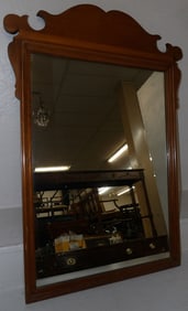 Cherry Framed Mirror