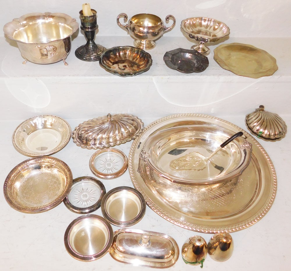 Lot Silver Plate (1 of 4)
