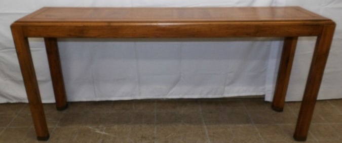 Mid Century Modern Oak Sofa Table