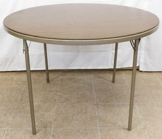Vintage Round Folding Card Table