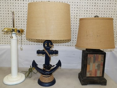 Three Decorative Lamps