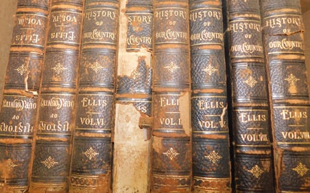Lot Eight Volumes " History Of The Country " (1900)