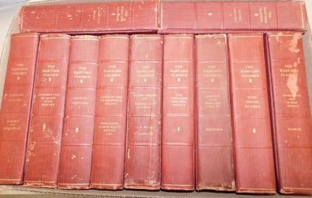 Lot Eleven Volumes " Harvard Classics "  (1910)