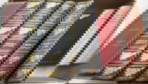 Lot Antique Books " Messages & Papers Of Presidents ( 1897)