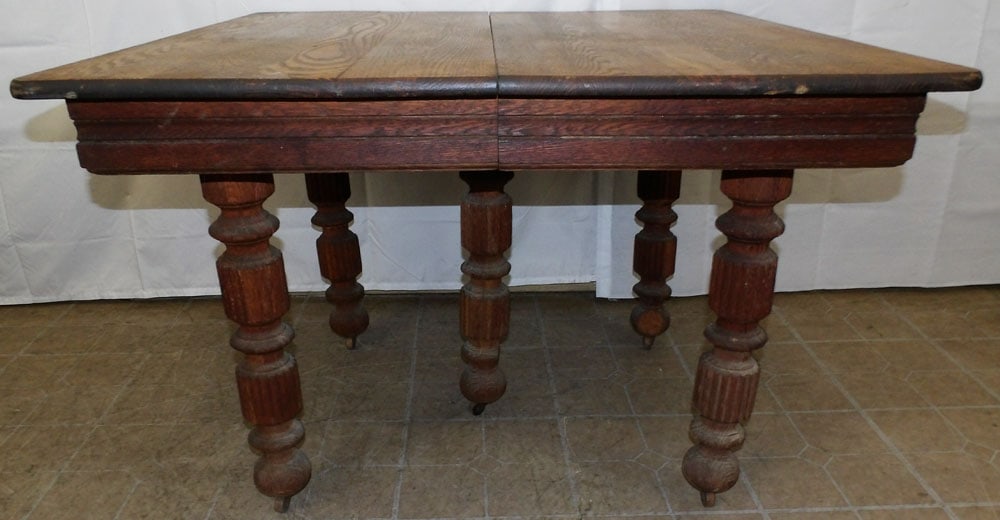 Antique Oak Dining Table (1 of 4)