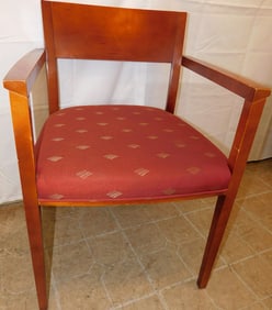 Modern Cherry Office Chair