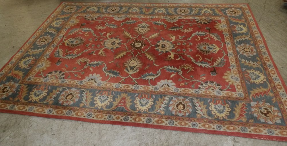 8' 0" X 11' 0" Oriental Rug: 8' 0" X 11' 0" Oriental Rug. ALL DESCRIPTIONS AND ANY CONDITION STATEMENT GIVEN BY LANGSTON AUCTION GALLERY ARE STRICTLY OPINIONS AND LANGSTON'S SHALL HAVE NO RESPONSIBILITY FOR ERRORS OR OMISSIONS. T