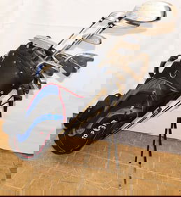 Top Flite Golf Bag With Top Flite Men's Right Hand Golf Clubs