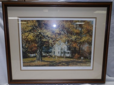 Framed Pencil Signed & Numbered Print