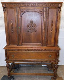 Antique Oak Cabinet