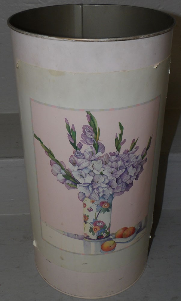 Paint Decorated Umbrella Stand (1 of 3)