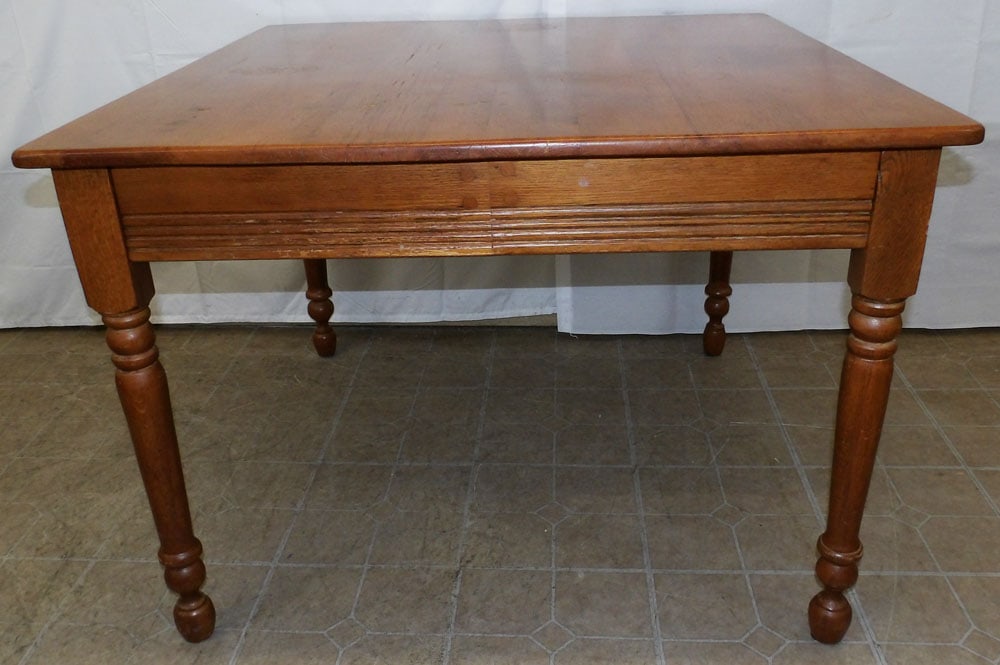Antique Oak Dining Table (1 of 3)